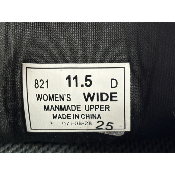 Orthofeet Quincy 821 Womens Size 11.5 D Wide Black Slip On Orthopedic Shoes - Picture 9 of 12